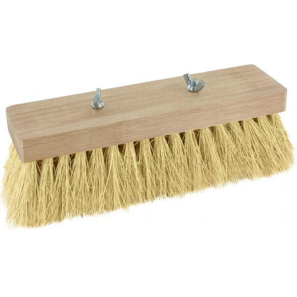 Triuso Teerbesen Fibre-Borsten mit Halterschrauben 17 x 7 Reihen 23cm - 1 Stück