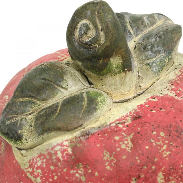 Dekorative Apfel-Gartenfigur aus Stein