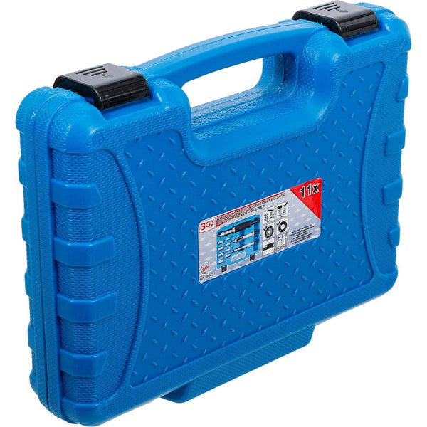 Blauer Werkzeugkoffer mit Kupplungszentrierwerkzeug-Satz