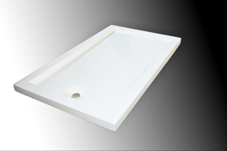 Duschwannen 120x70 Duschtasse 70x120 Hochwertige Duschtasse extra Flach und extra Verstärkt Designer Duschwanne aus Sanitär Acryl Marke Kreabad