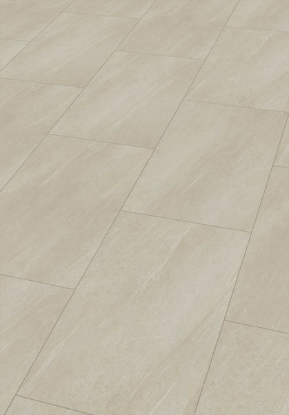 Verlegung von Bodenfliesen mit Steinoptik