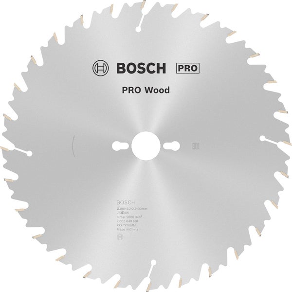 Bosch Pro Holzsägeblatt, 300 mm Durchmesser