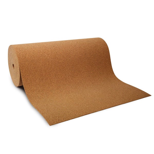 FLOORDIREKT Rollenkork - Naturprodukt - Universal einsetzbar - Rollenware - 3 mm Stärke - 100 x 1000 cm