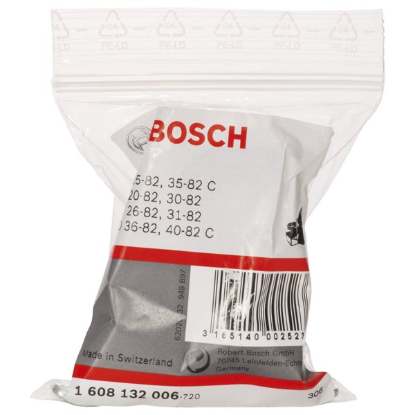 Bosch Logo. Verpackung mit Bohrerset, hergestellt in der Schweiz