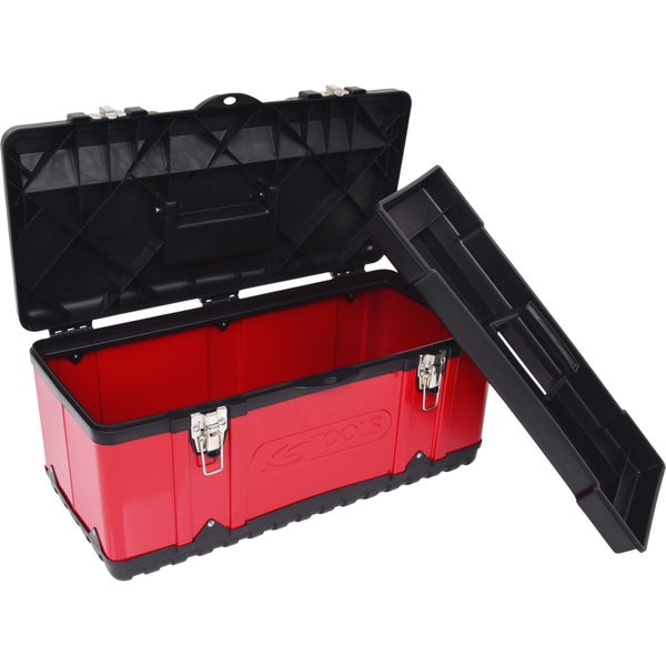 KS TOOLS Kunststoff-Stahlblech-Werkzeugkiste, 582x298x255mm - 850.0345