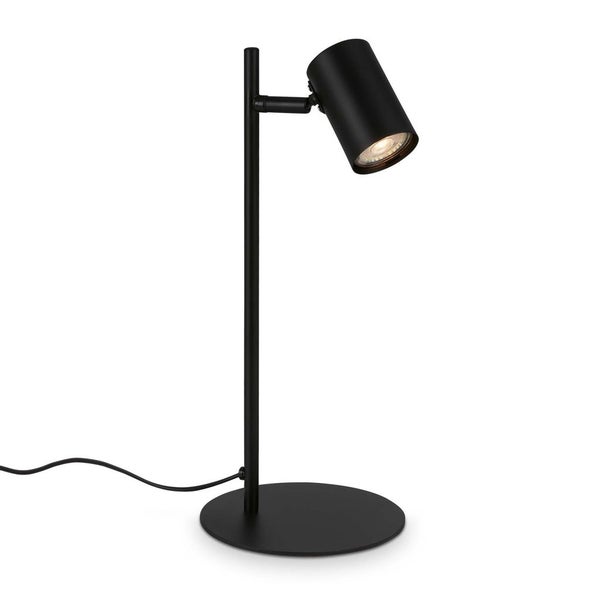 Tischleuchte Tischlampe Schreibtischlampe verstellbar 1xGU10 9W schwarz Briloner