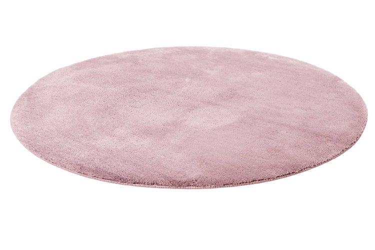 Badteppich Rosa Joris WECONhome Basics 90 cm rund