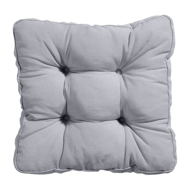 Sitzkissen Florance Panama hellgrau - Ca. 47x47 cm - 4er-Set