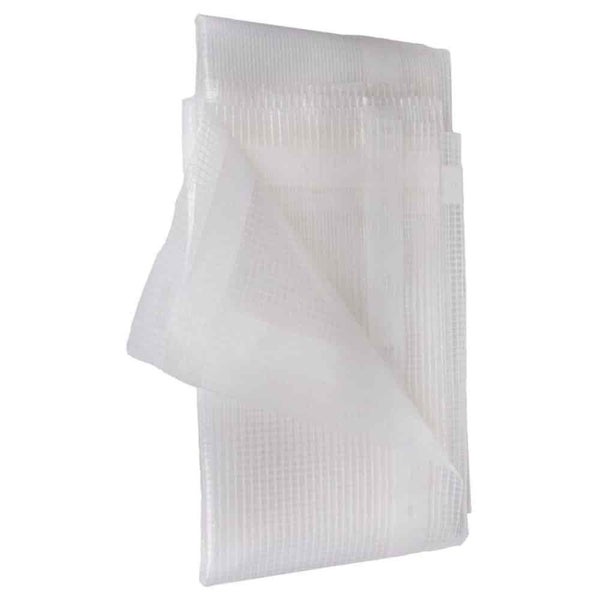 Gitterfolien - Abdeckplane transparent 4 x 5 (20m²)