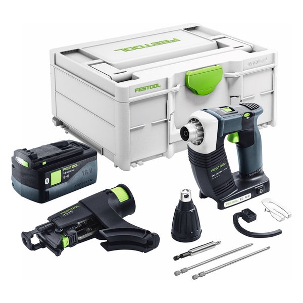 Festool DURADRIVE DWC 18-2500 Basic Akku Bauschrauber 18 V 18 Nm Brushless + 1x Akku 5,0 Ah + Systainer - ohne Ladegerät