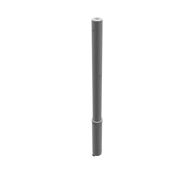 Schake Absperrpfosten herausnehmbar aus Stahlrohr verzinkt Ø76x2,9mm mit Profilzylinder und Stahlkappe 900mm Überflur