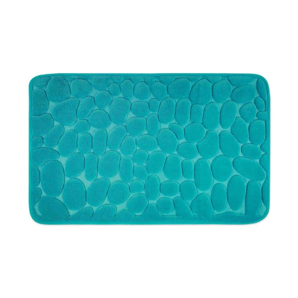 Rechteckige Badematte mit Steinmuster