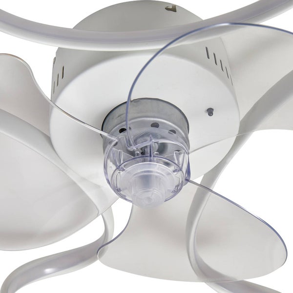 Lindby LED Deckenventilator mit Licht und Fernbedienung leise (Ø 60 cm), 2in1: Ventilator Lampe dimmbar 3 Geschwindigkeiten CCT Farbwechsel
