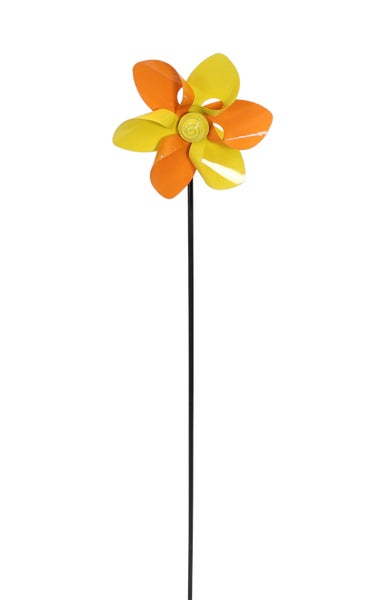 FRANK FLECHTWAREN|Windrad Sommerfreude, 23 x 7 x 113 cm, METALL