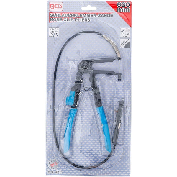 Schlauchklemmenzange, 630 Millimeter, von BGS technic