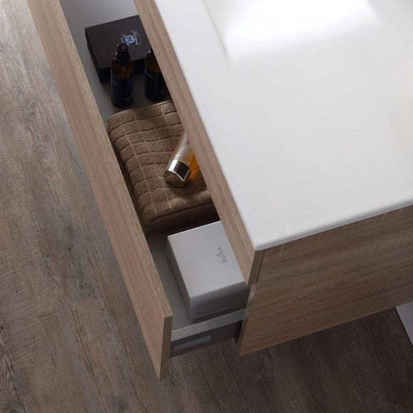 120cm  x  46cm Holzoptik- Badmöbelset | Sole