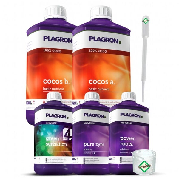 Plagron Dünger Set mit Basisnährstoffen, Zusatzstoffen und Enhancer