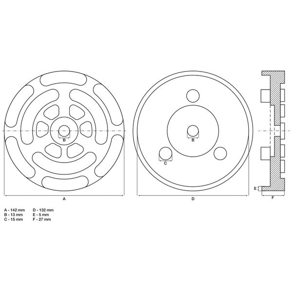 Runder LED Einbaustrahler in Weiß mit seitlichen Montagefedern.