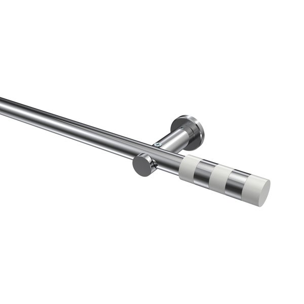 Gardinenstange aus Metall mit Halterung