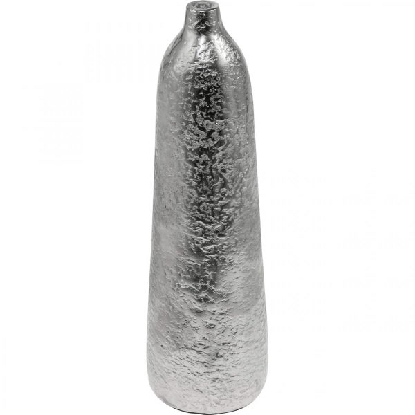 Dekorative Silbervase mit strukturierter Oberfläche