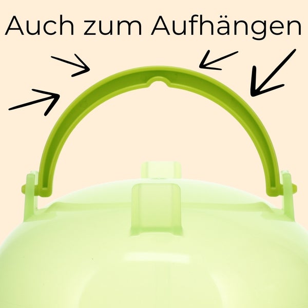 Kunststoffbehälter mit Aufhängevorrichtung
