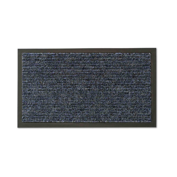 Fußmatte mit gerippter Textur und Umrandung