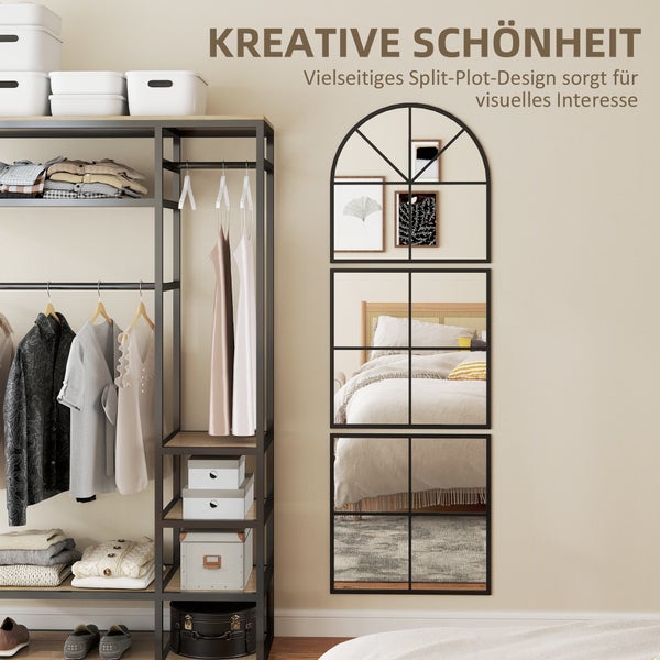 Dekoratives Zimmer mit Kommode, Spiegeln und Accessoires für ein stilvolles Interieur