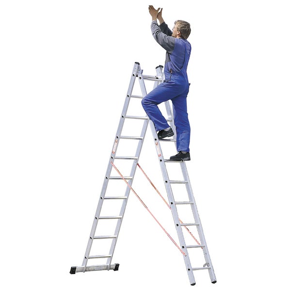 Euroline Premium 306 Mehrzweckleiter 2x10 Sprossen