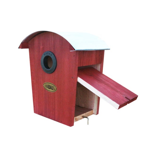 HABA Vogelhaus aus Holz mit Metallschieber