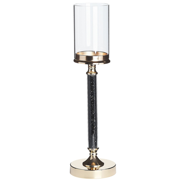 Kerzenständer mit Glaswindlicht