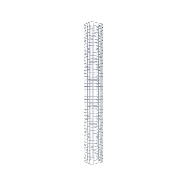 Gabionensäule 22 x 22 cm MW 5 x 5 cm eckig - Höhe: 2,10 m