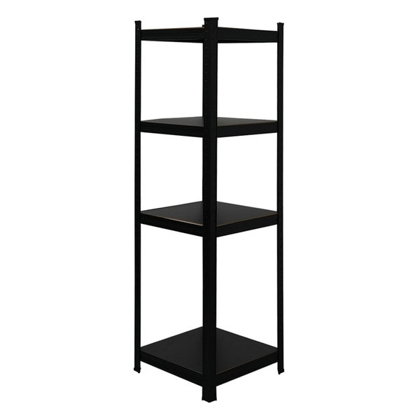 Berlinlodge Mega Deal 5x Wohnregal Ragnar, HxBxT 150x45x45cm, Fachlast 100kg, Matt Shwarz, Bücherregal, Standregal, Büroregal für Wohnzimmer