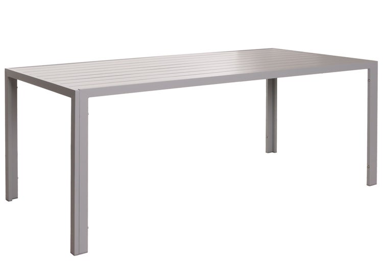 Rechteckiger Gartentisch aus Aluminium
