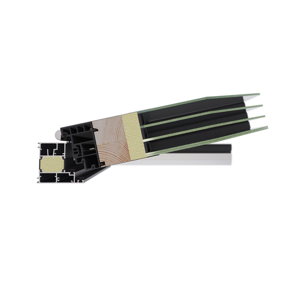 Metalltür mit Scharnieren