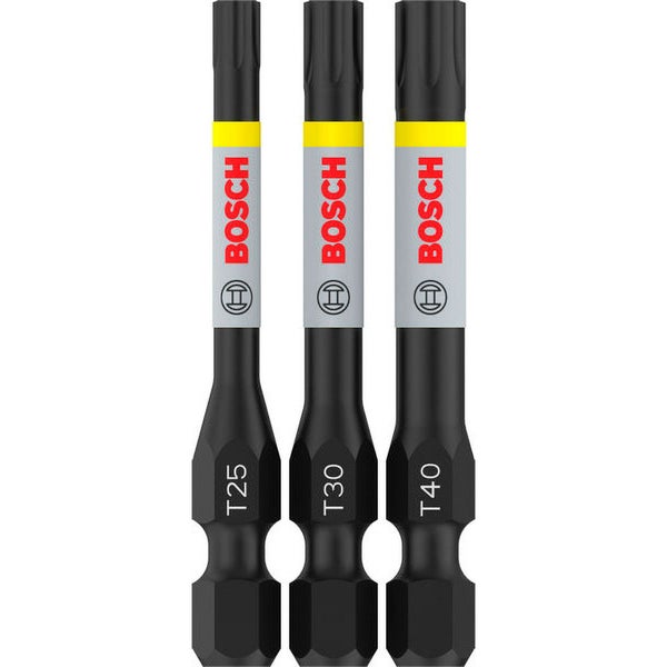 Bosch PRO Torx Impact Bit T25 T30 T40 55 mm 3-tlg. - 2608521U55