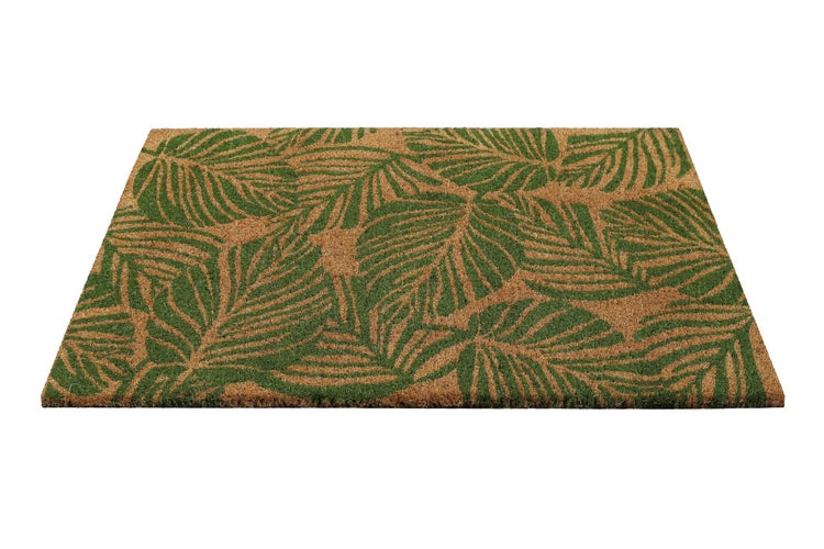 Fußmatte aus Kokosfaser Natur Grün Jungle Mat WECONhome 40x60 cm
