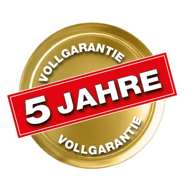 5 Jahre Vollgarantie