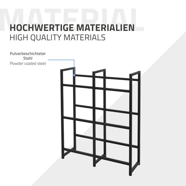 ML-Design 3er Set Getränkekistenregal für 6 Kisten, 91x31x116,5cm, Stahl, freistehend, stabil, Standregal für Getränkekisten, Getränkeregal Kastenregal Kistenregal Getränkekistenständer Kistenständer