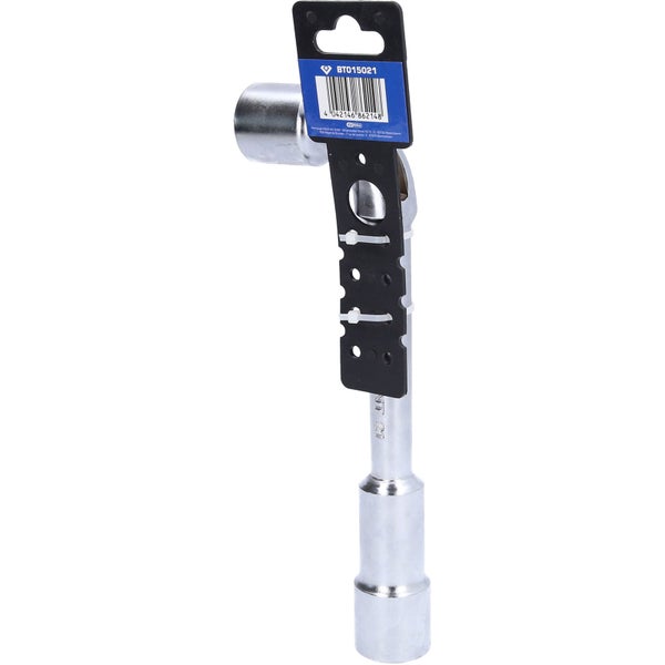 Zündkerzenschlüssel aus Metall mit Gelenkkopf, 21 Millimeter.