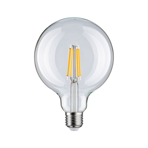 Filament 230V LED Globe G125 E27 1055lm 9W 2700K dimmbar Klar