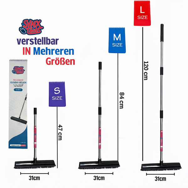 Teleskop Gummibesen von Synx Tools in verschiedenen Größen