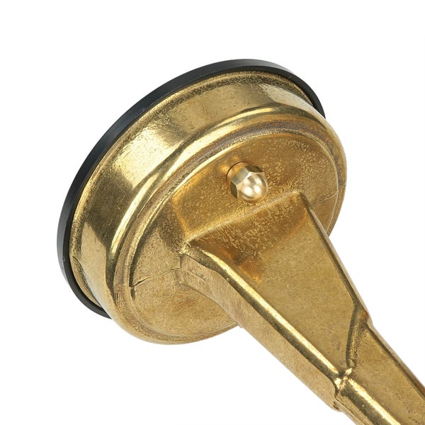 Goldfarbener Türstopper mit Gummipuffer