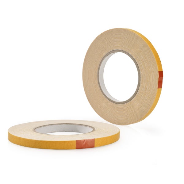 Zwei Rollen doppelseitiges Klebeband