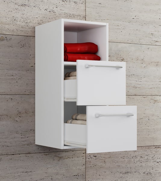 Holz Badmöbel Midischrank Badschrank Bad Badinos S