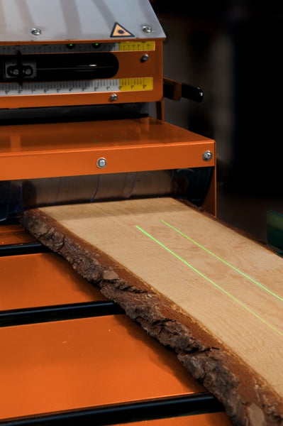Wood-Mizer EG250 Doppelbesäumer mit 11kW Elektromotor