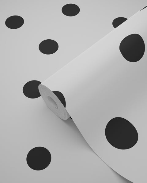 Tapetenrolle mit Punktmuster