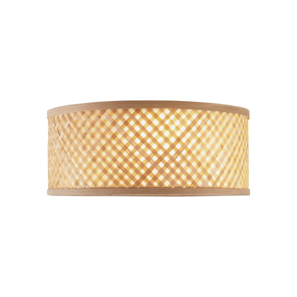 Bambus Lampenschirm mit gewebtem Muster für Innenräume