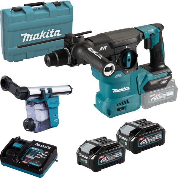 Makita Bohrhammer im Einsatz an einer Betonwand