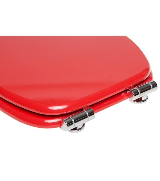 WC-Sitz mit Absenkautomatik Rot