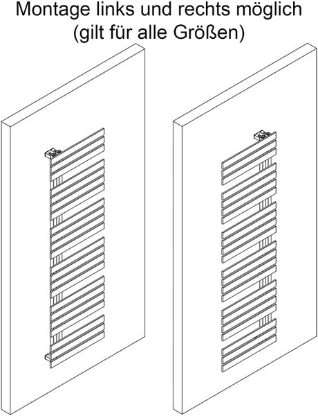Designheizkörper Emma 1236x600 mm